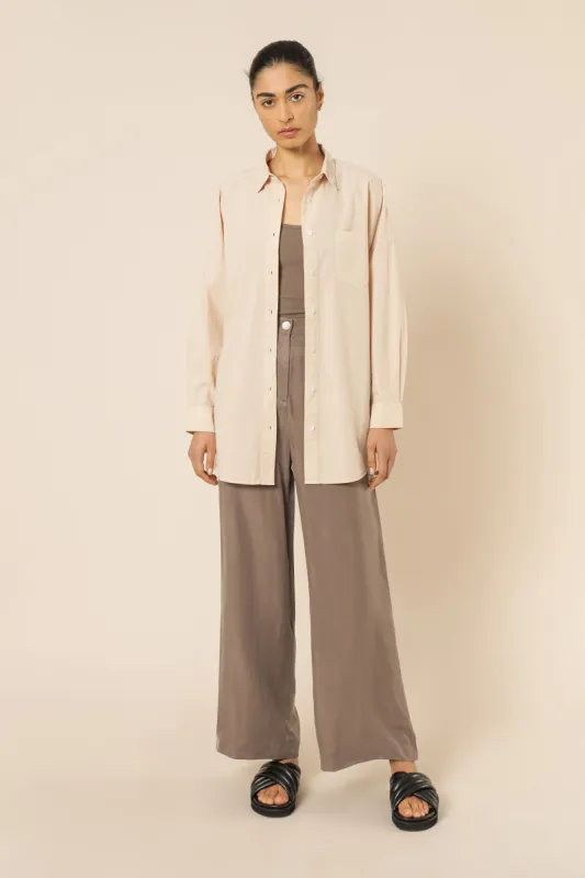 NAYA COTTON LONGLINE SHIRT sold by Nude Lucy