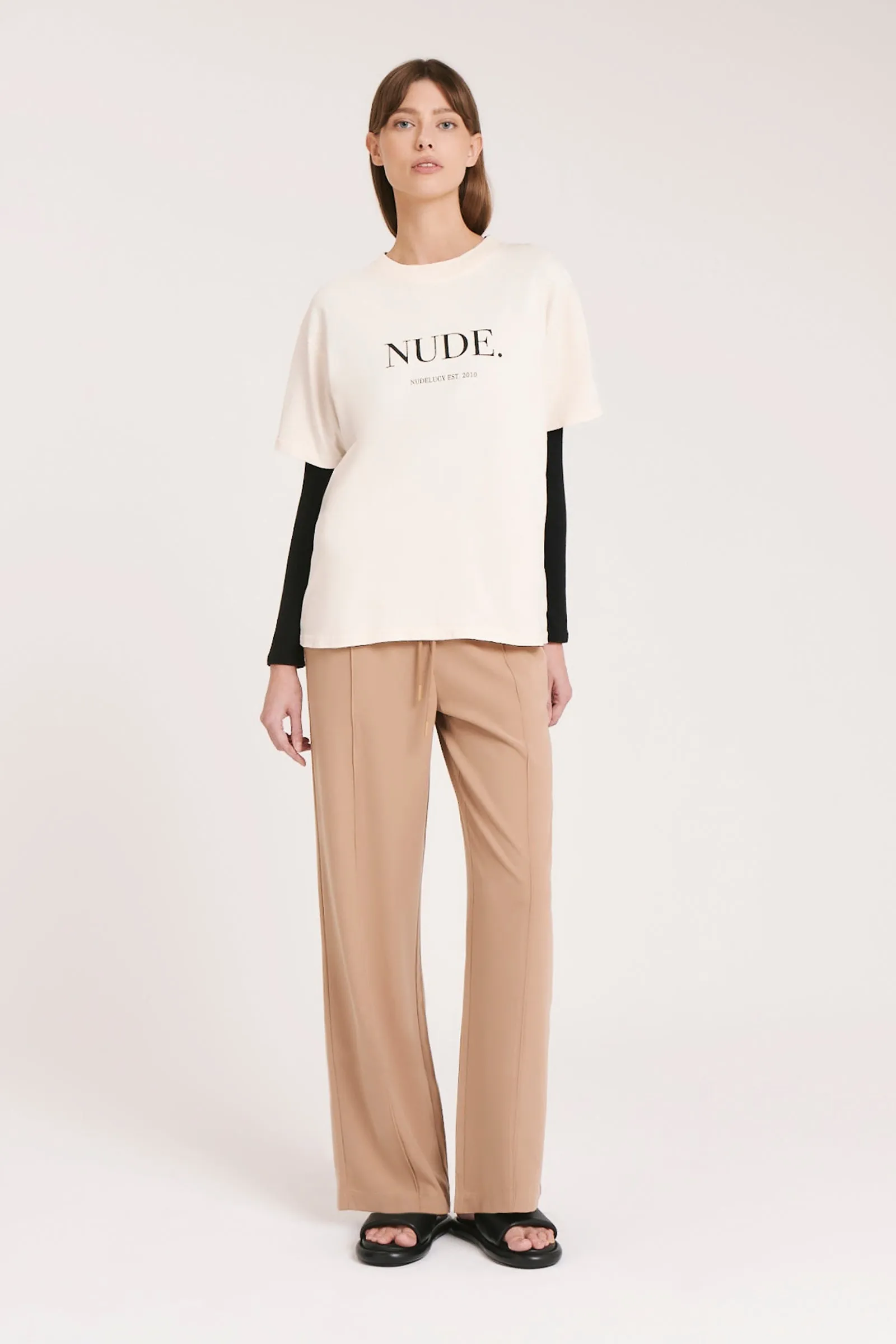 NUDE. ORGANIC BOYFRIEND TEE sold by Nude Lucy product image thumbnail 5