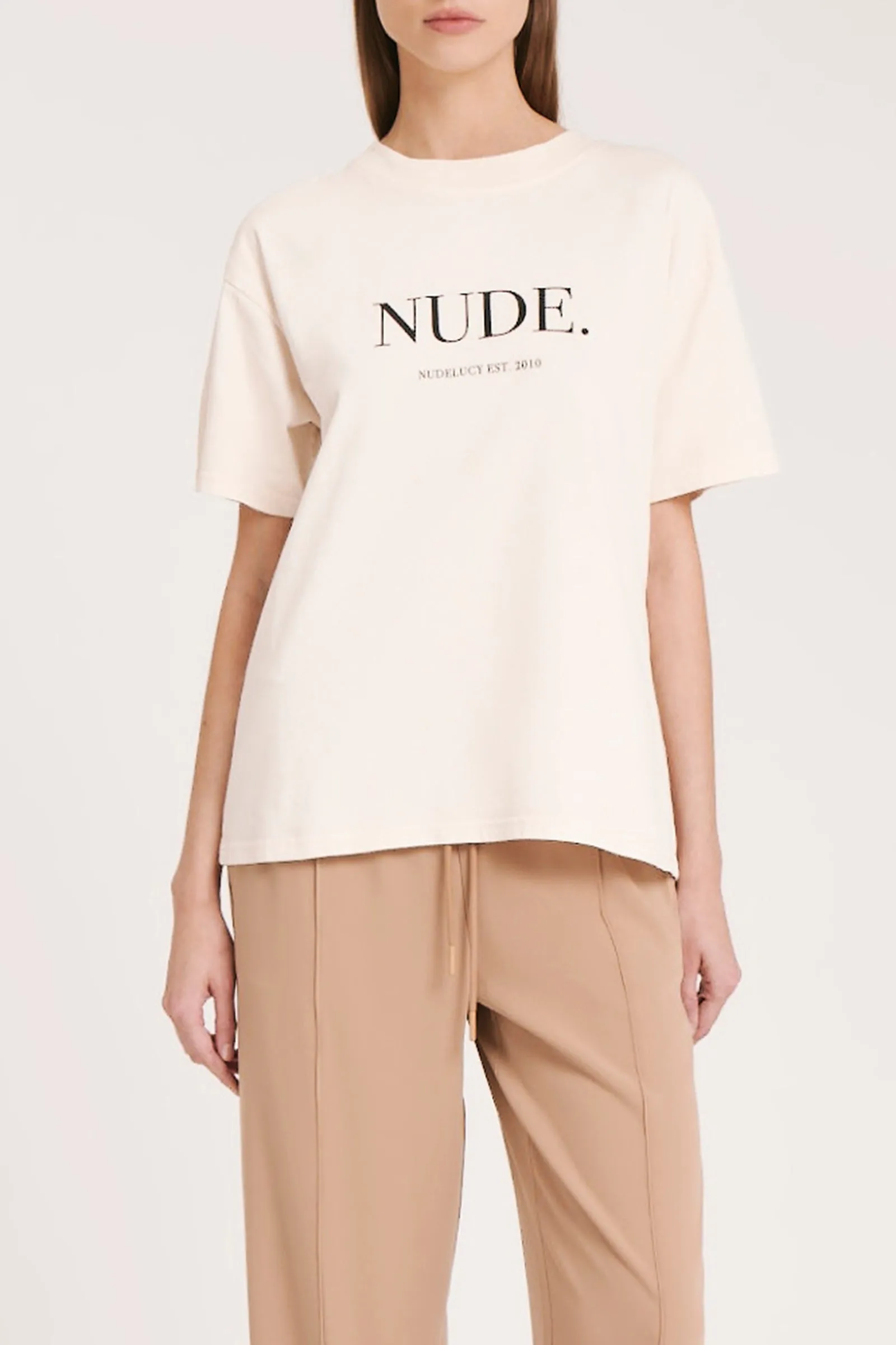 NUDE. ORGANIC BOYFRIEND TEE sold by Nude Lucy product image thumbnail 2