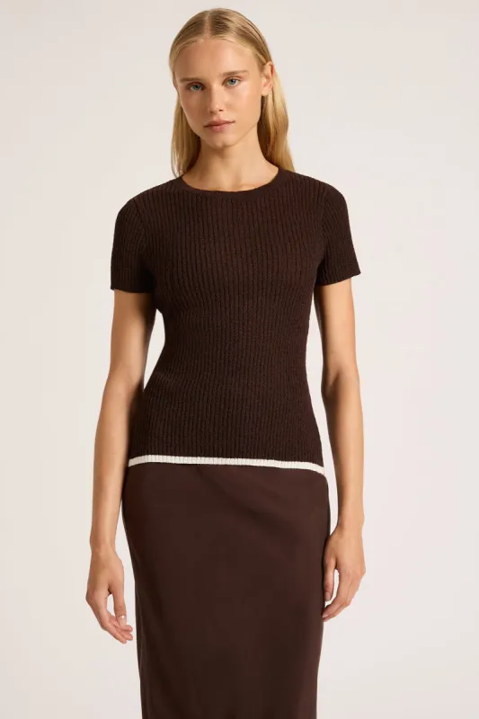 PEREZ KNIT TOP sold by Nude Lucy