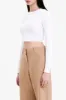 ESSENTIAL LS WAFFLE TEE sold by Nude Lucy