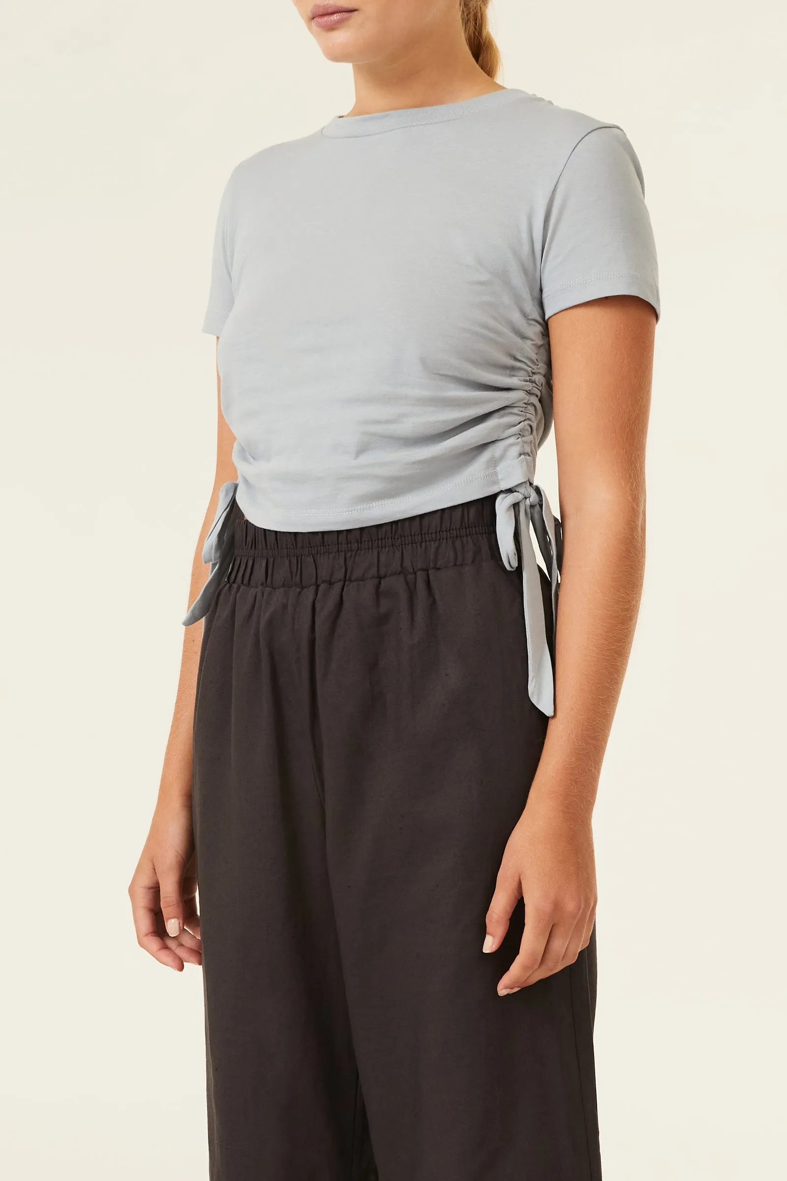 ROWAN ORGANIC DRAWSTRING TEE sold by Nude Lucy product image thumbnail 3