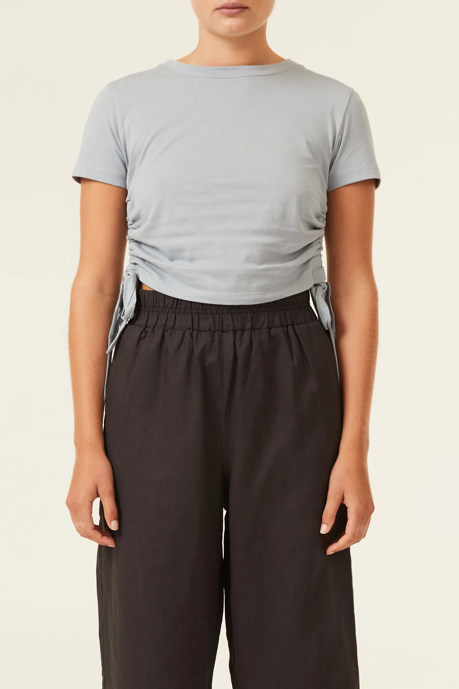ROWAN ORGANIC DRAWSTRING TEE sold by Nude Lucy product image thumbnail 2