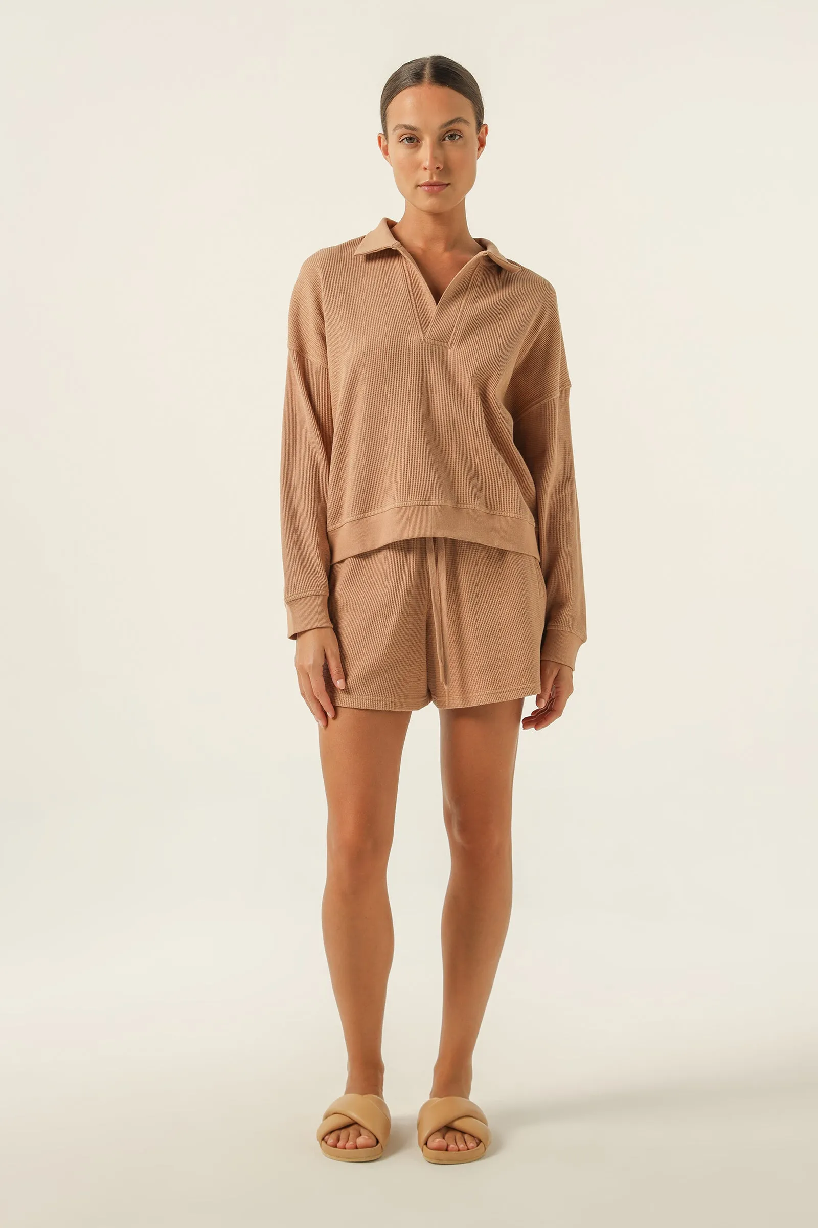 UMA WAFFLE TOP sold by Nude Lucy