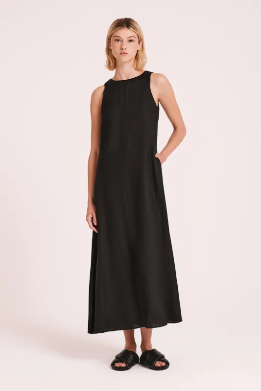 DESI LINEN MAXI DRESS sold by Nude Lucy