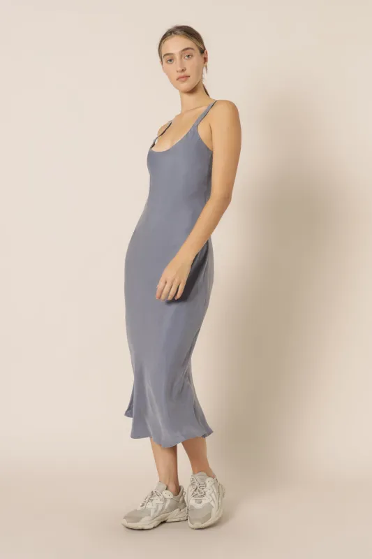 ESME CUPRO SLIP DRESS sold by Nude Lucy