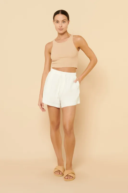 ANNIE WAFFLE TANK sold by Nude Lucy