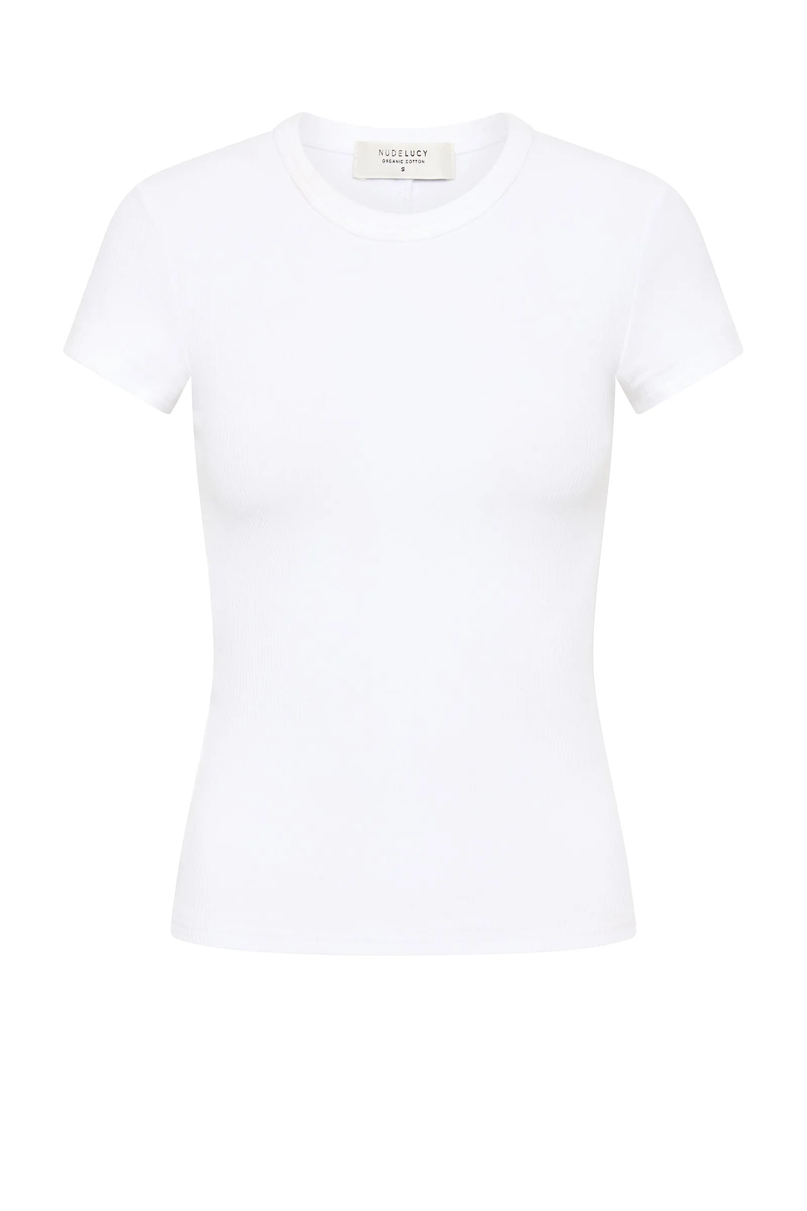 ORGANIC RIB SS TEE sold by Nude Lucy product image thumbnail 2