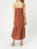 MILES LINEN MIDI DRESS sold by Nude Lucy