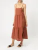 MILES LINEN MIDI DRESS sold by Nude Lucy