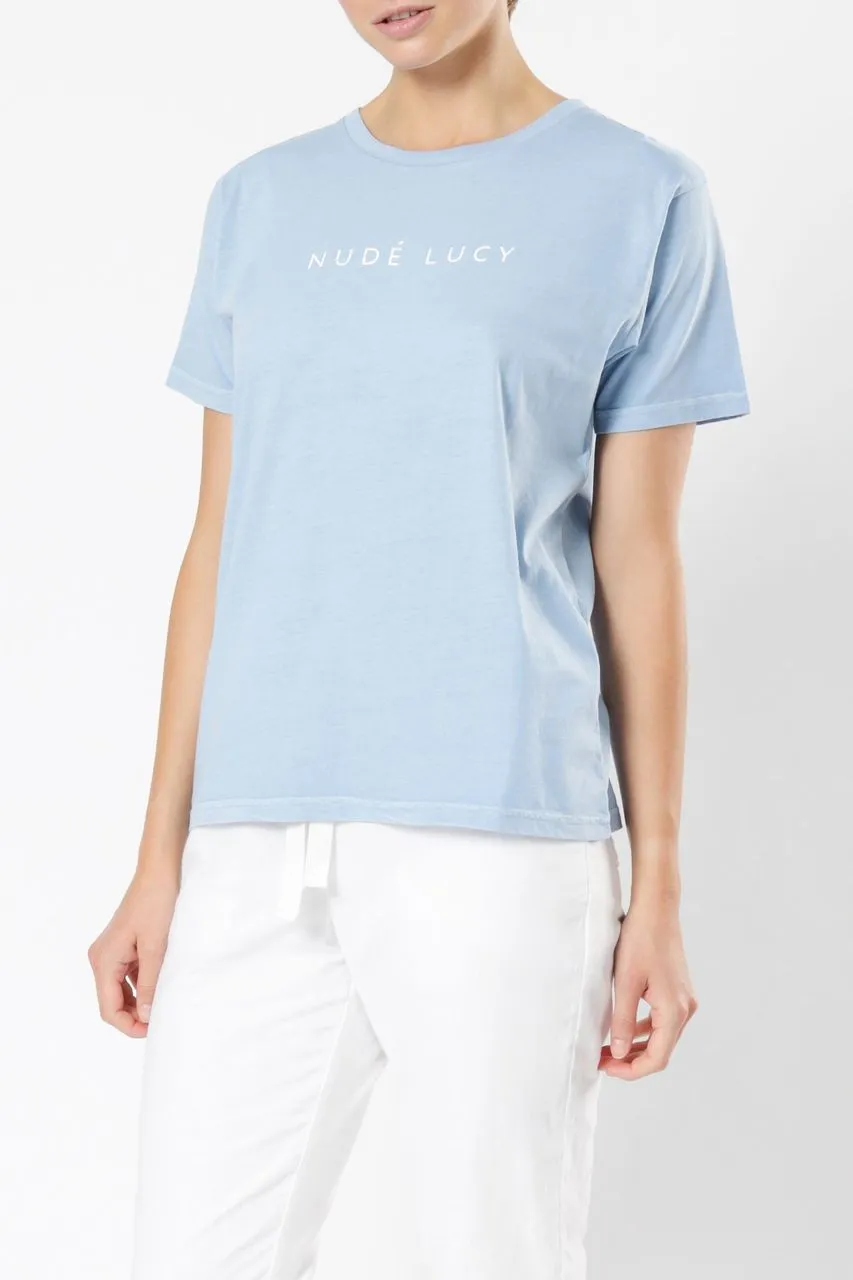 NUDE LUCY WASHED SLOGAN TEE sold by Nude Lucy product image thumbnail 2