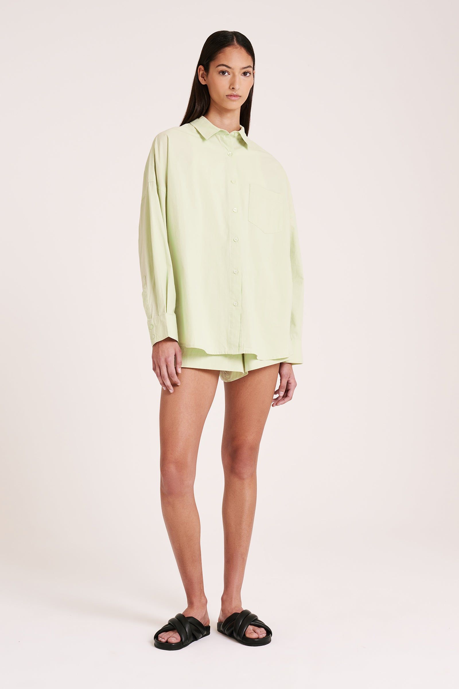 CRUZ POPLIN SHIRT sold by Nude Lucy product image thumbnail 5