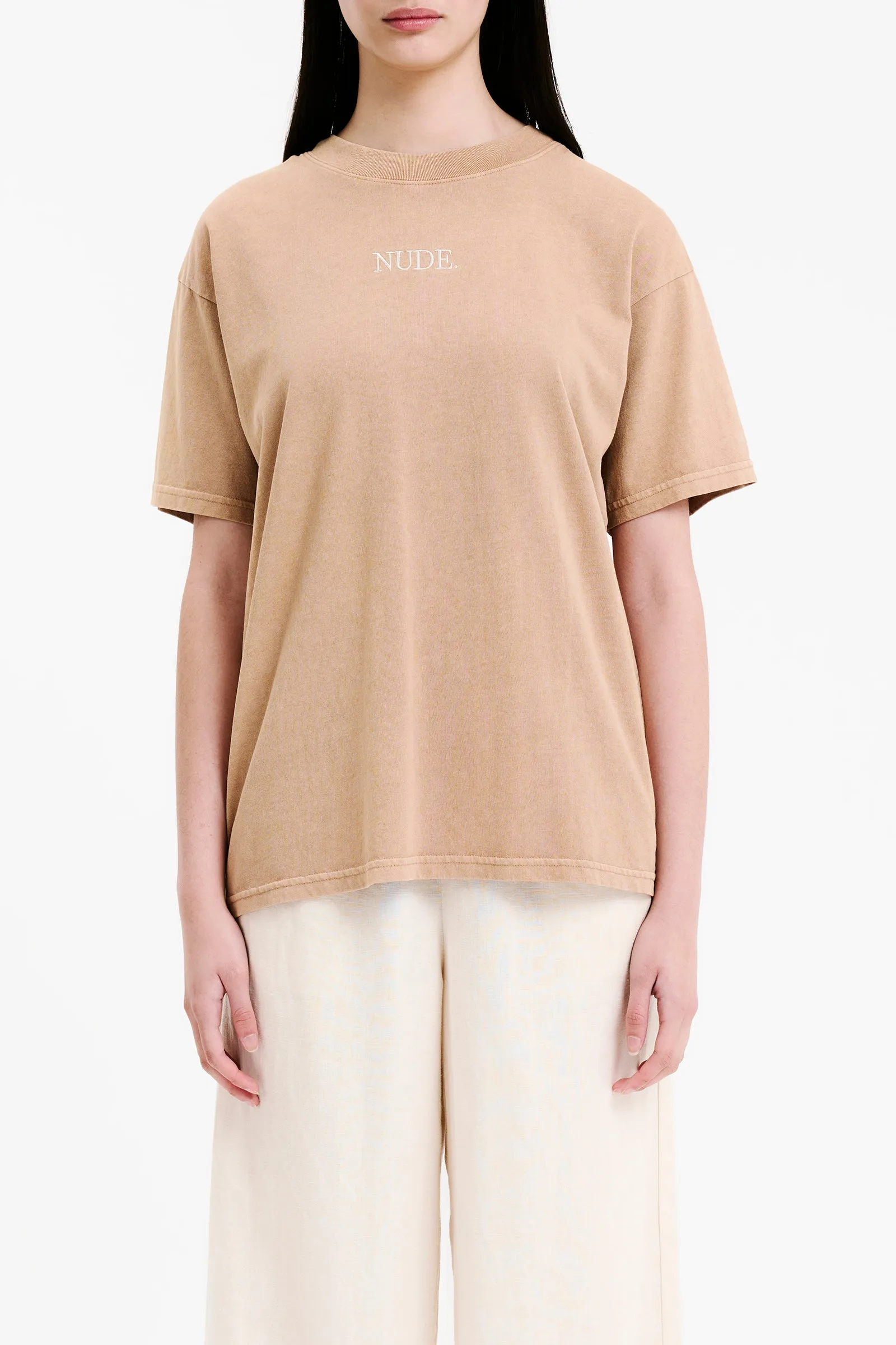 NUDE. ORGANIC BOYFRIEND TEE sold by Nude Lucy product image thumbnail 2