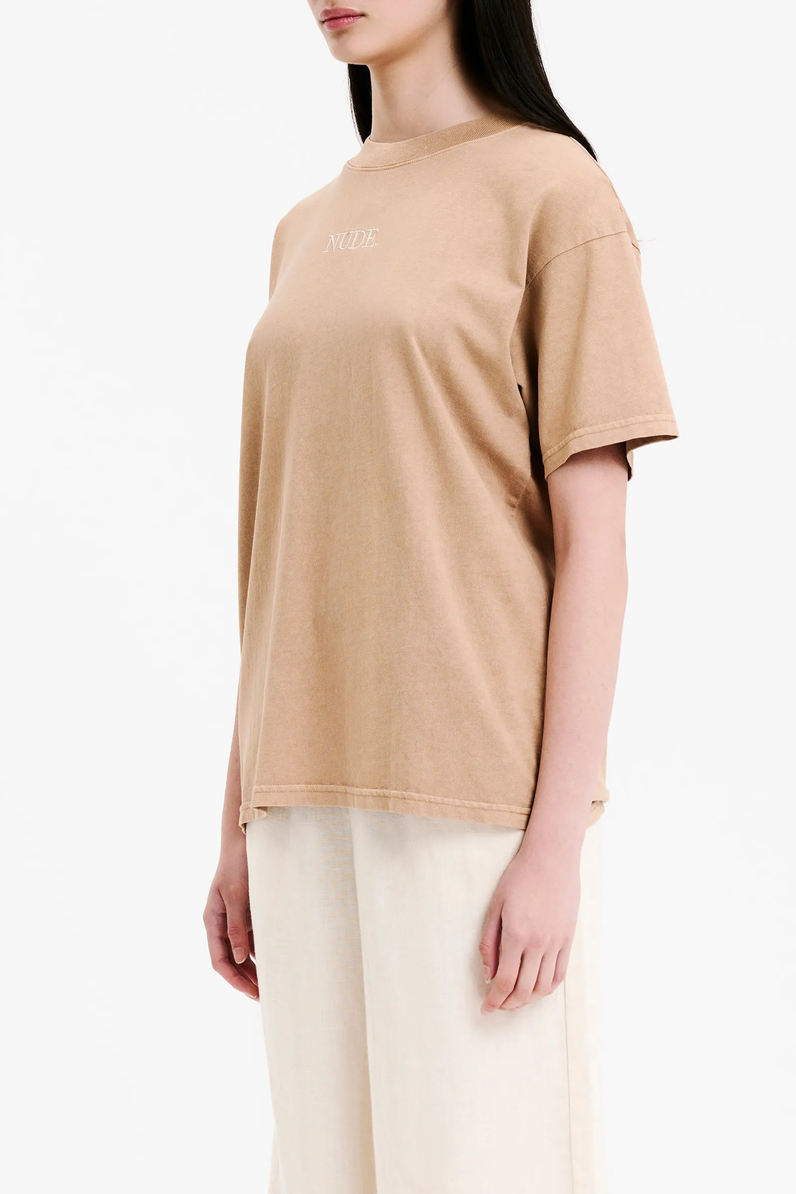 NUDE. ORGANIC BOYFRIEND TEE sold by Nude Lucy product image thumbnail 3