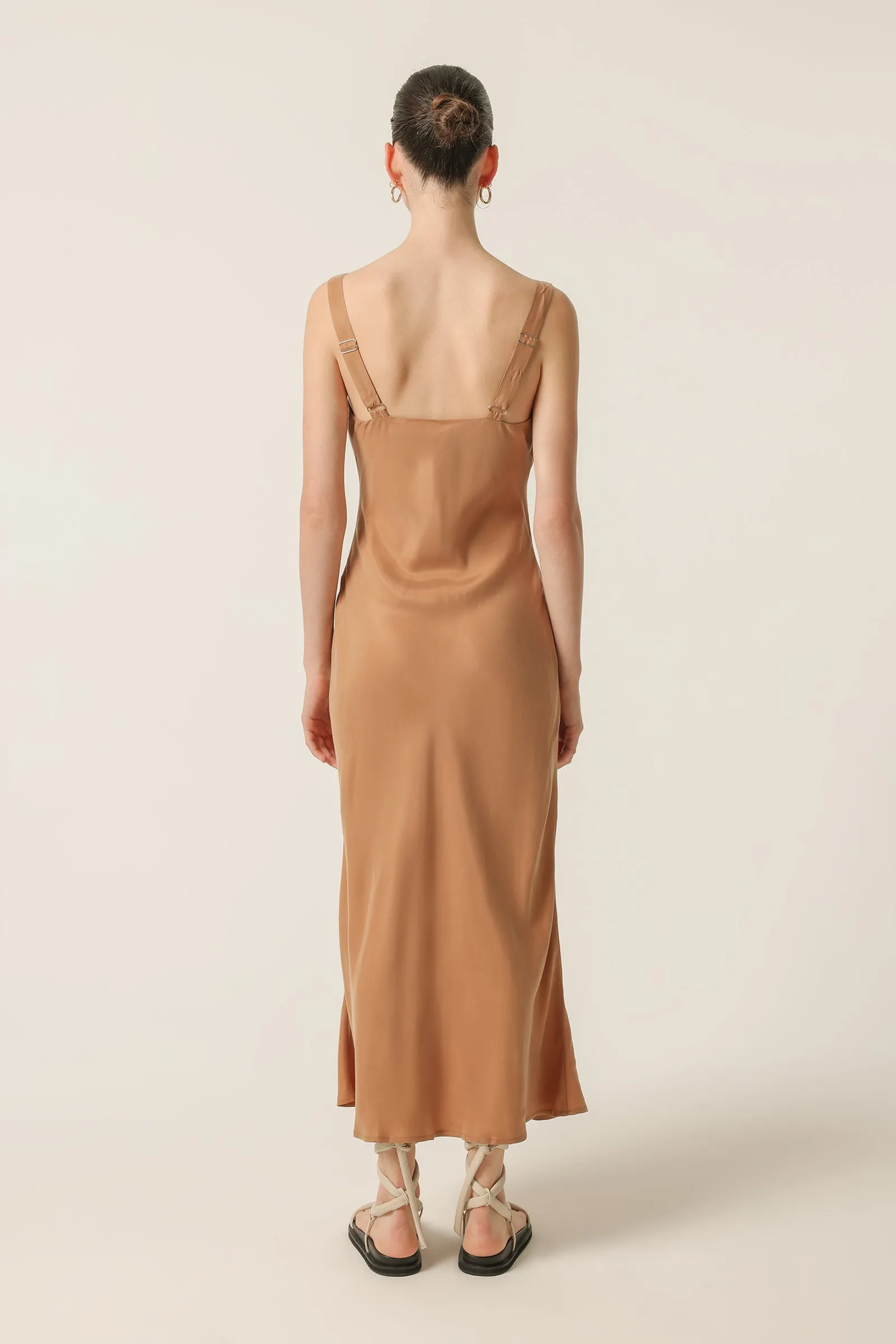 HARLOW CUPRO SLIP DRESS sold by Nude Lucy product image thumbnail 3