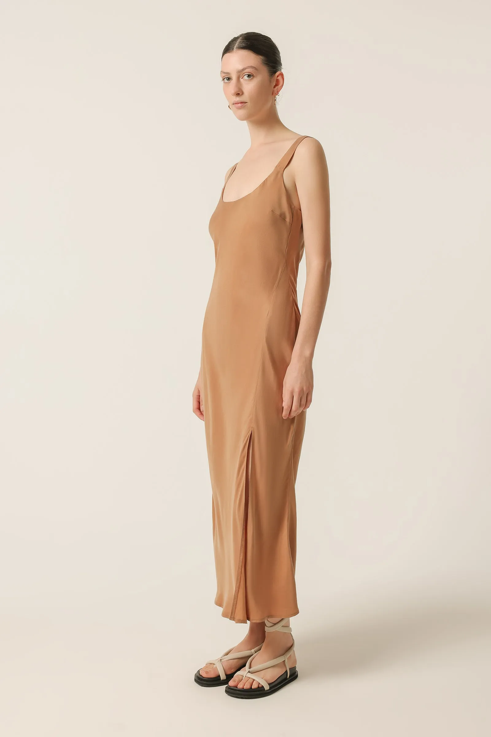 HARLOW CUPRO SLIP DRESS sold by Nude Lucy product image thumbnail 2