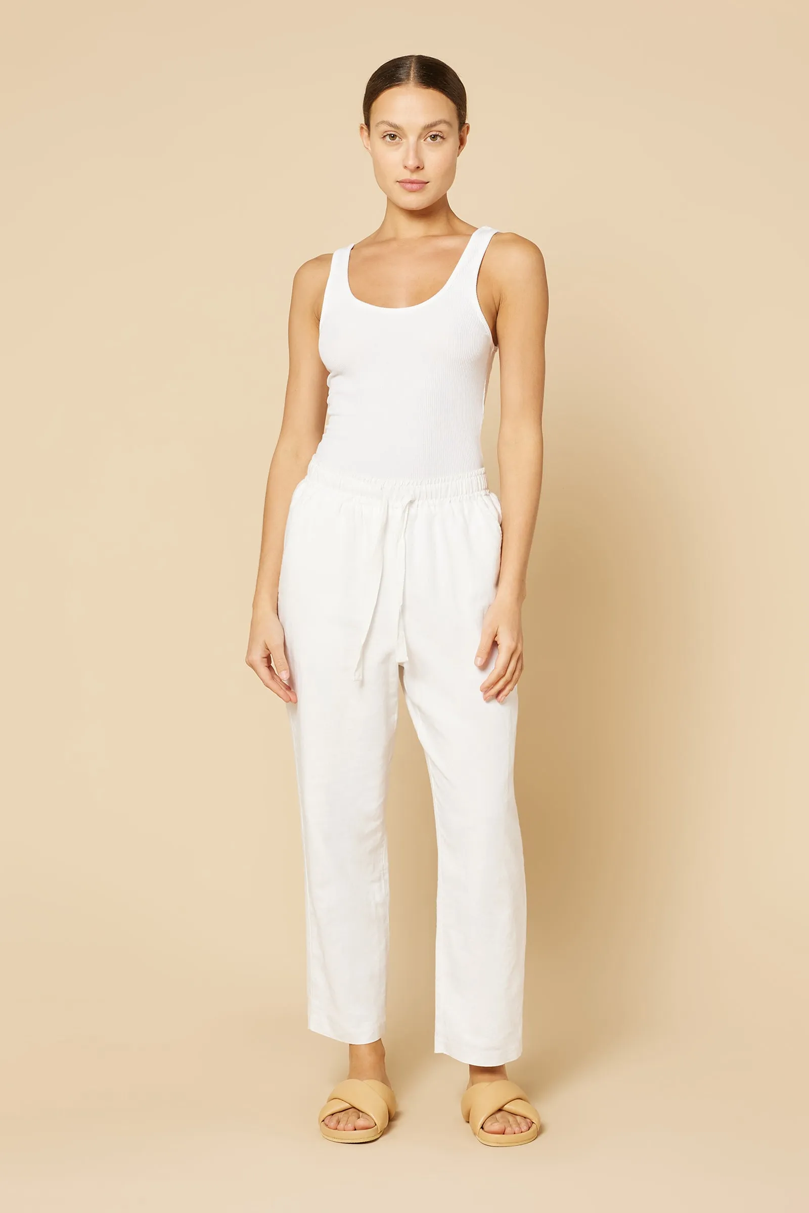 MAYA ORGANIC RIB TANK sold by Nude Lucy