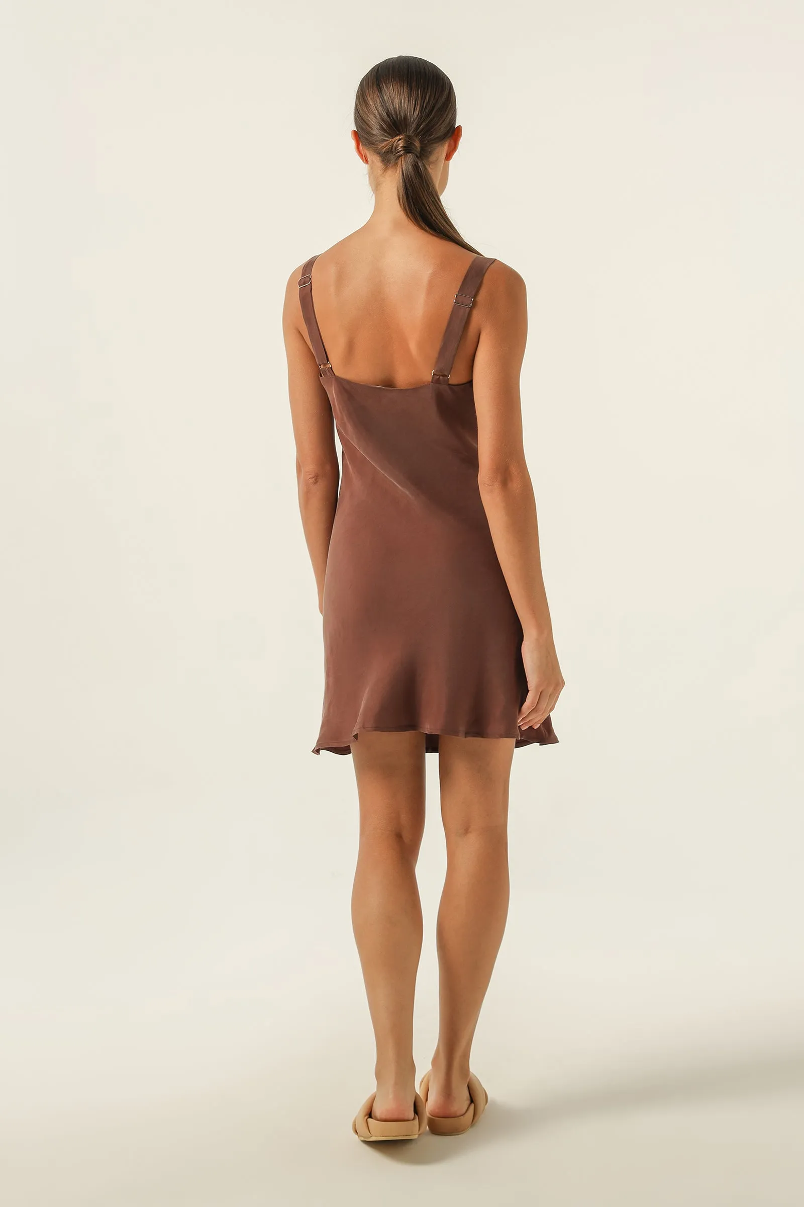 HARLOW CUPRO MINI DRESS sold by Nude Lucy product image thumbnail 3