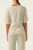 NUDE LOUNGE RIBBED TEE sold by Nude Lucy