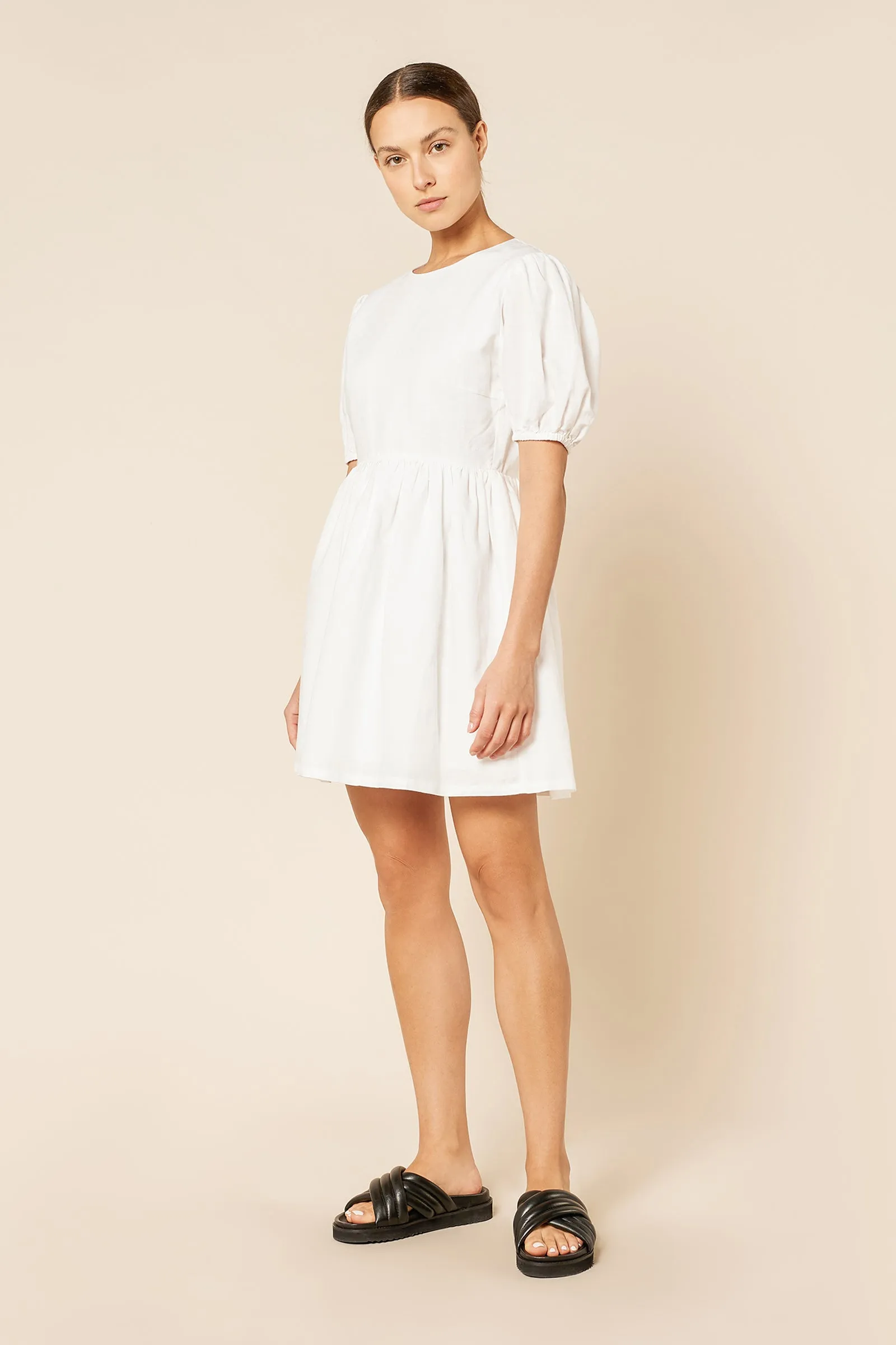NIMA LINEN MINI DRESS sold by Nude Lucy product image thumbnail 2
