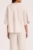 LOUNGE LINEN SHIRT sold by Nude Lucy
