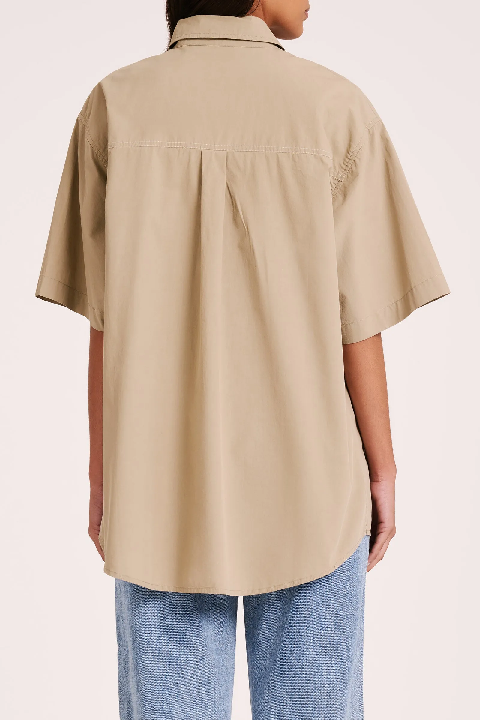 LEO POPLIN SHIRT sold by Nude Lucy product image thumbnail 4