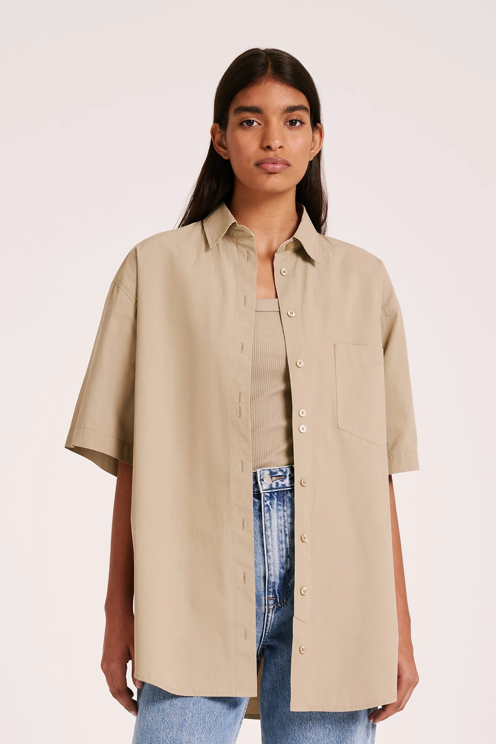 LEO POPLIN SHIRT sold by Nude Lucy