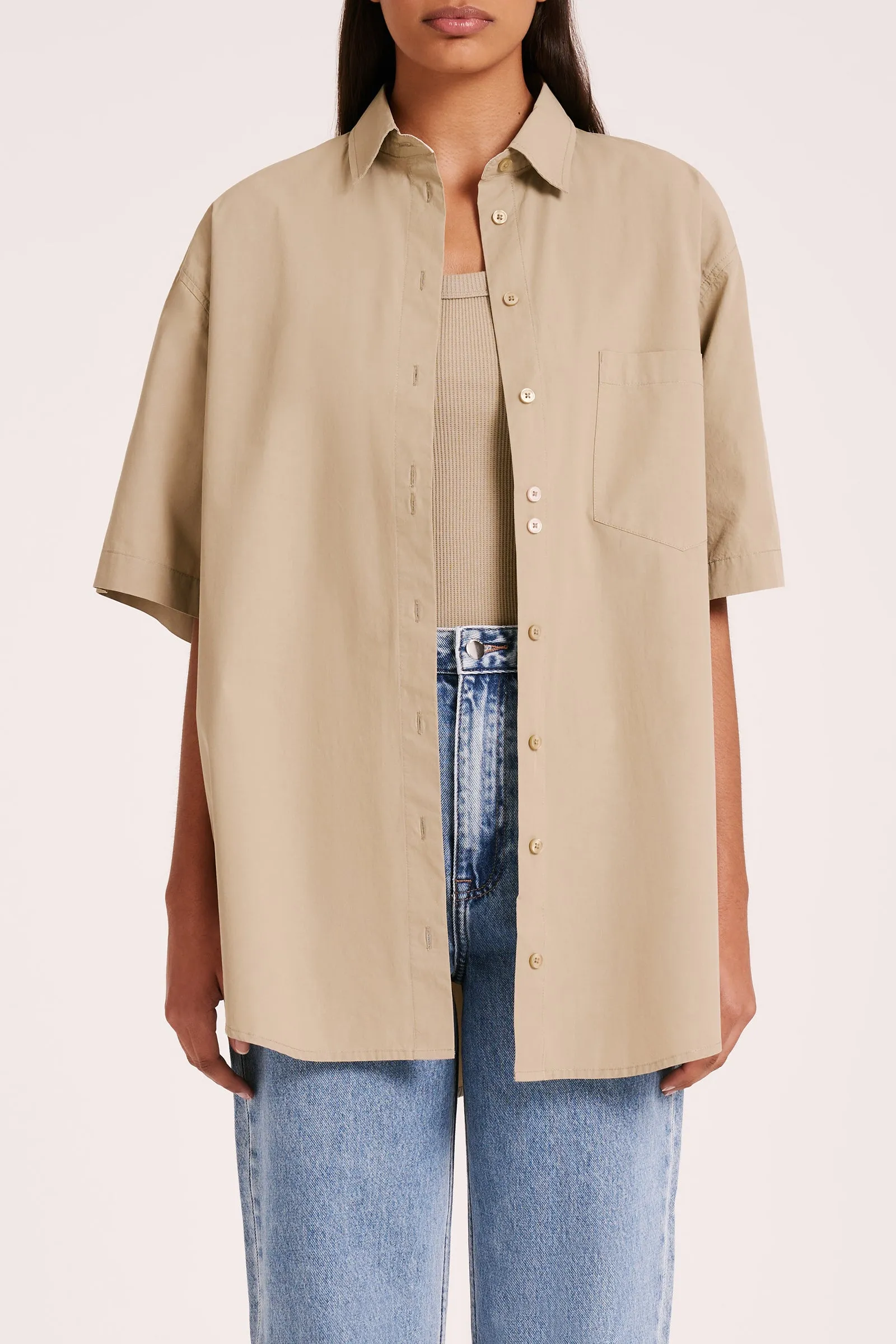 LEO POPLIN SHIRT sold by Nude Lucy product image thumbnail 2