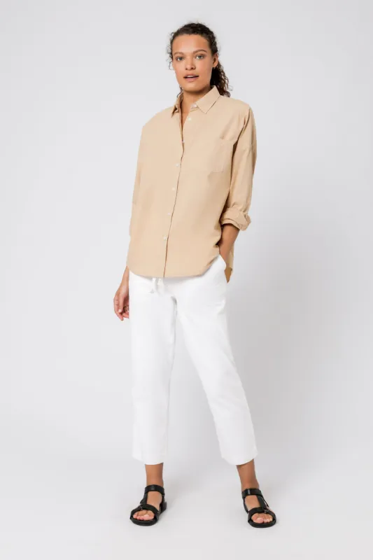 NAYA WASHED COTTON SHIRT sold by Nude Lucy