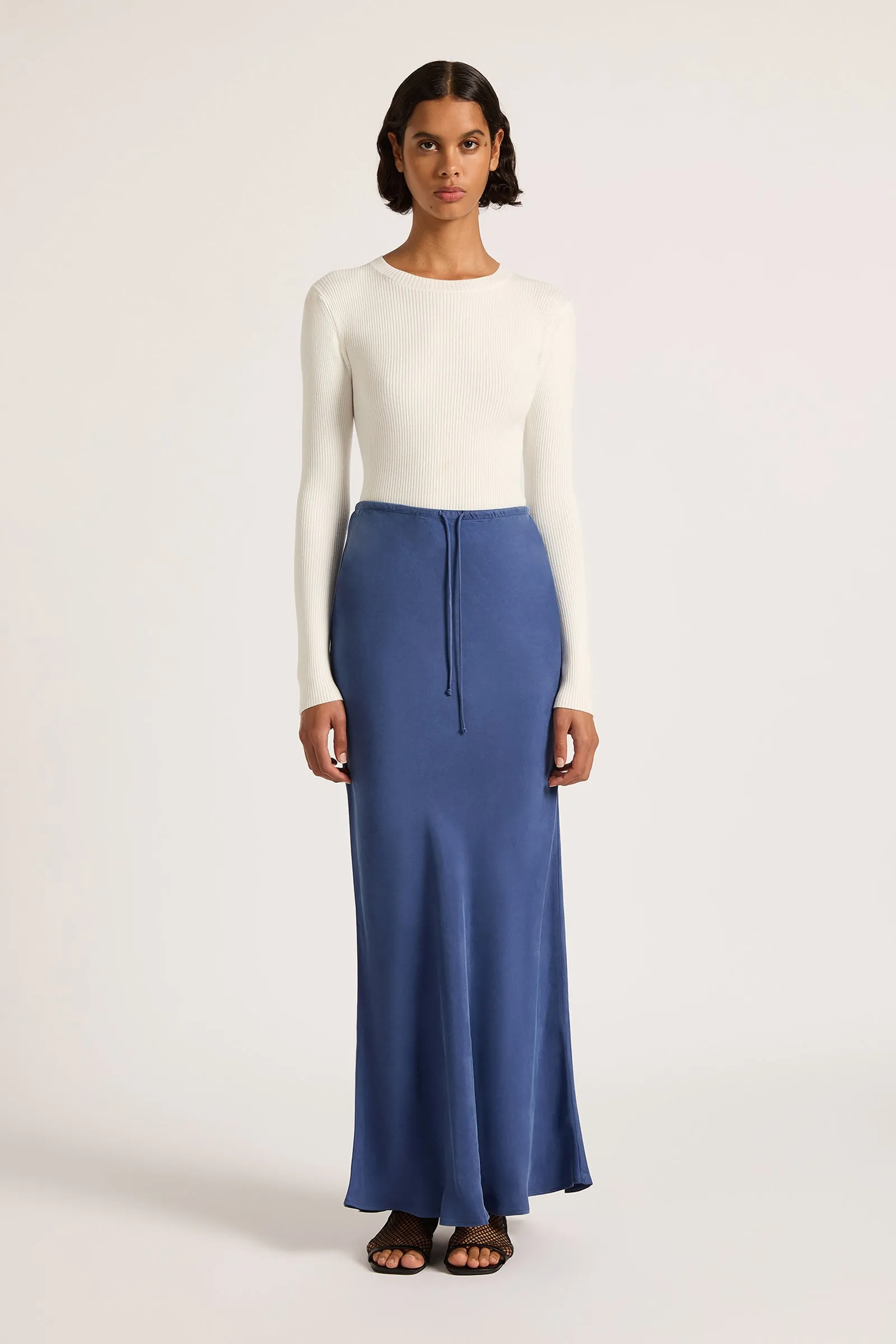 HAYZ CUPRO MAXI SKIRT sold by Nude Lucy