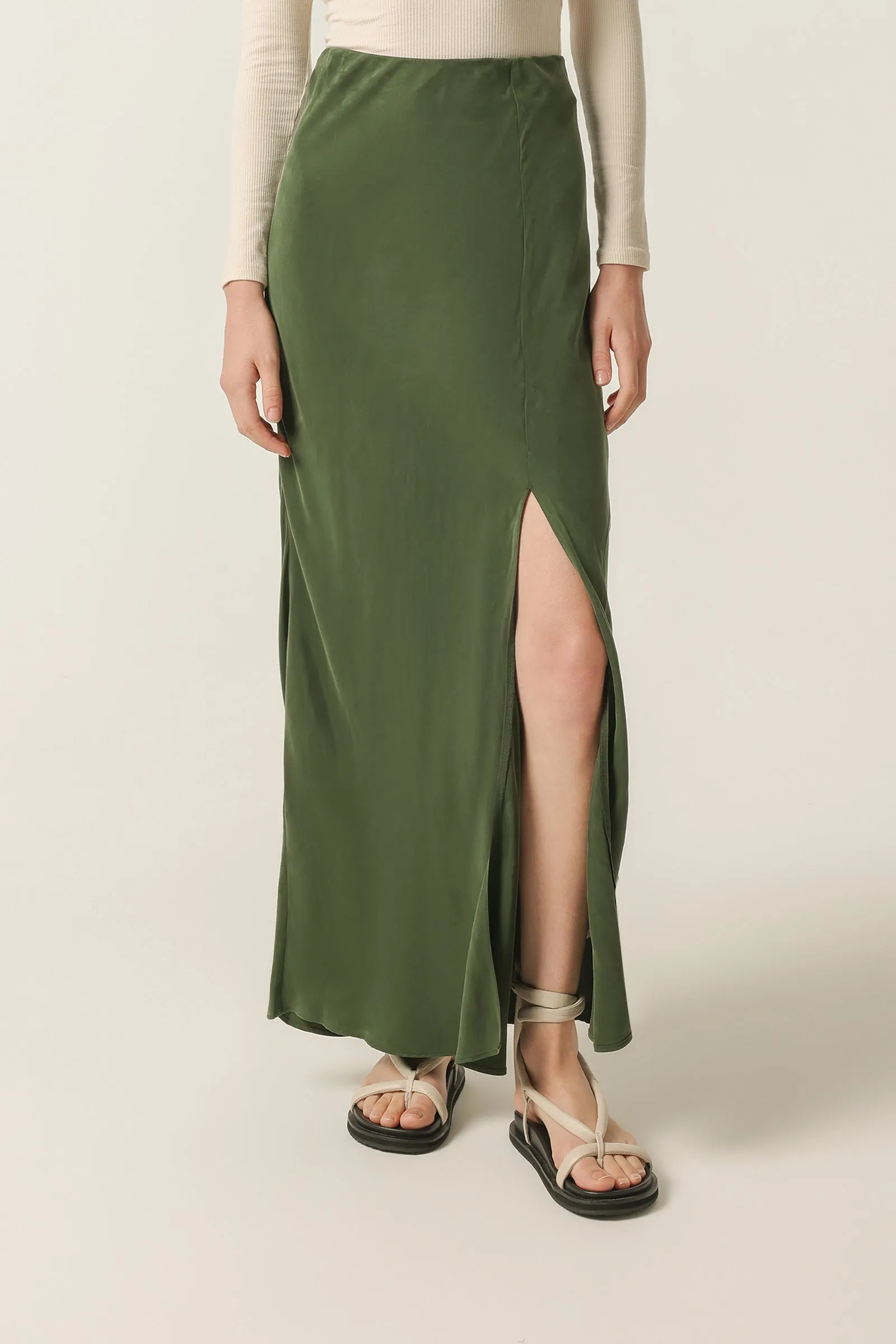 HARLOW CUPRO MAXI SKIRT sold by Nude Lucy product image thumbnail 2