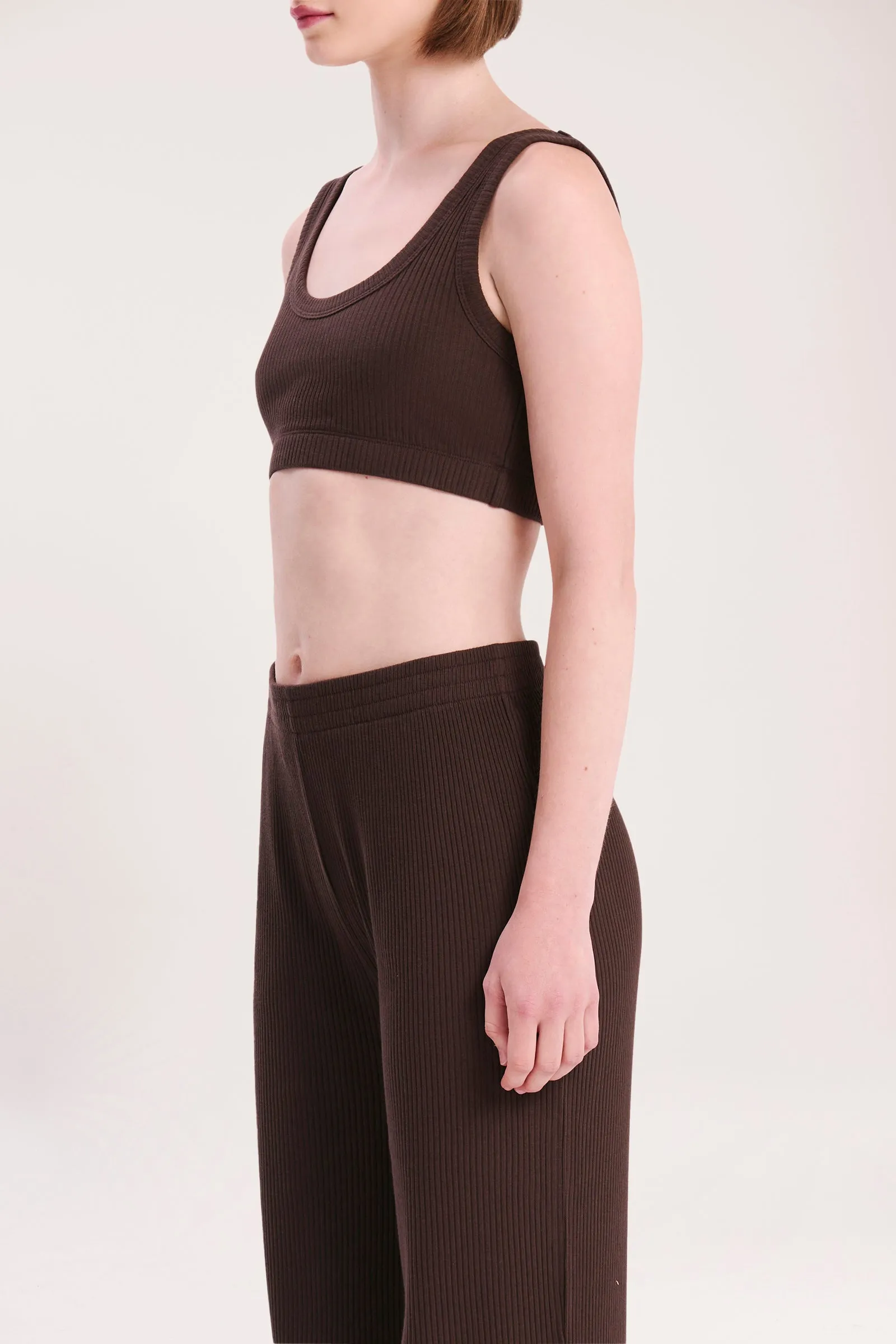 LOUNGE RIB CROP sold by Nude Lucy product image thumbnail 3