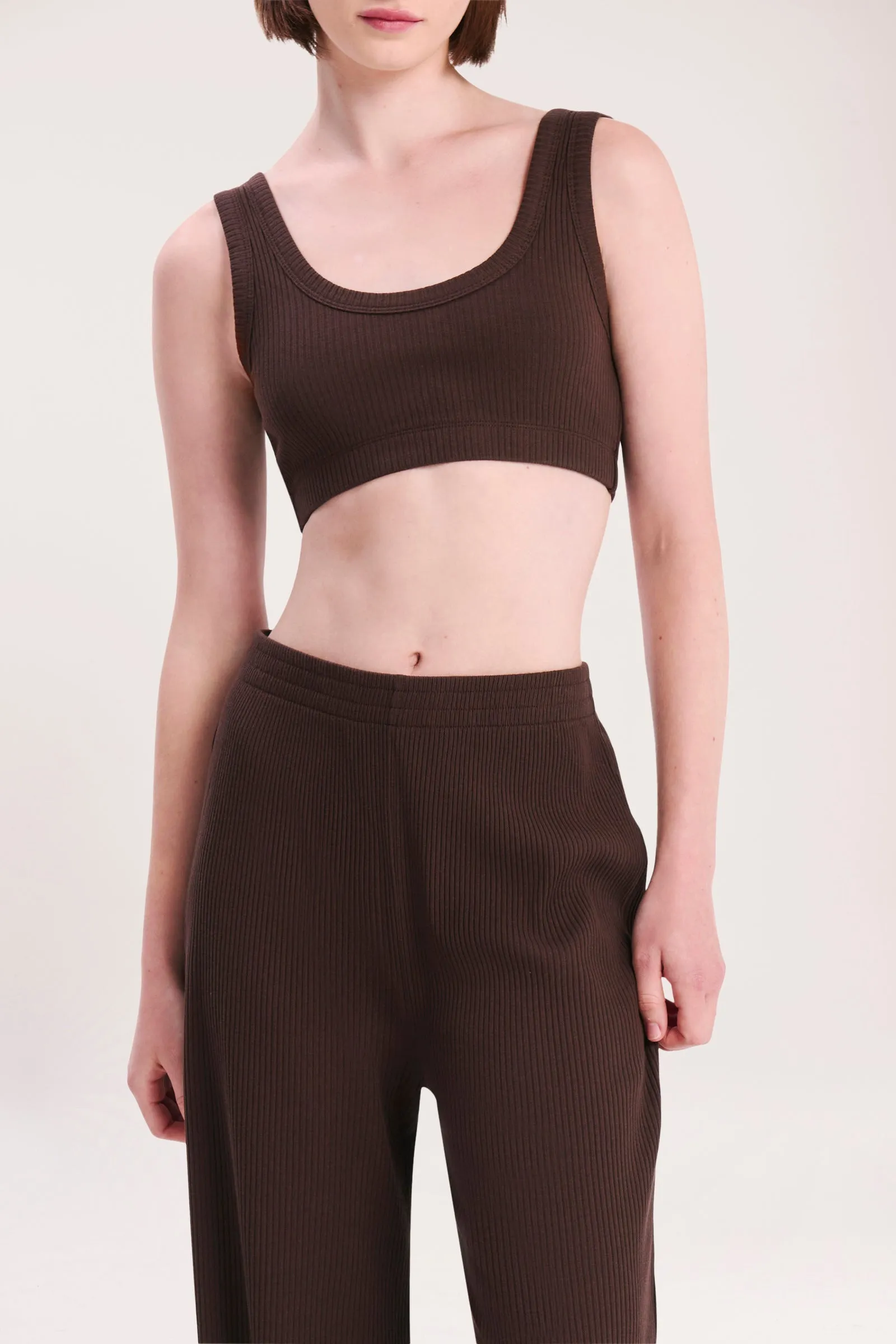 LOUNGE RIB CROP sold by Nude Lucy product image thumbnail 2