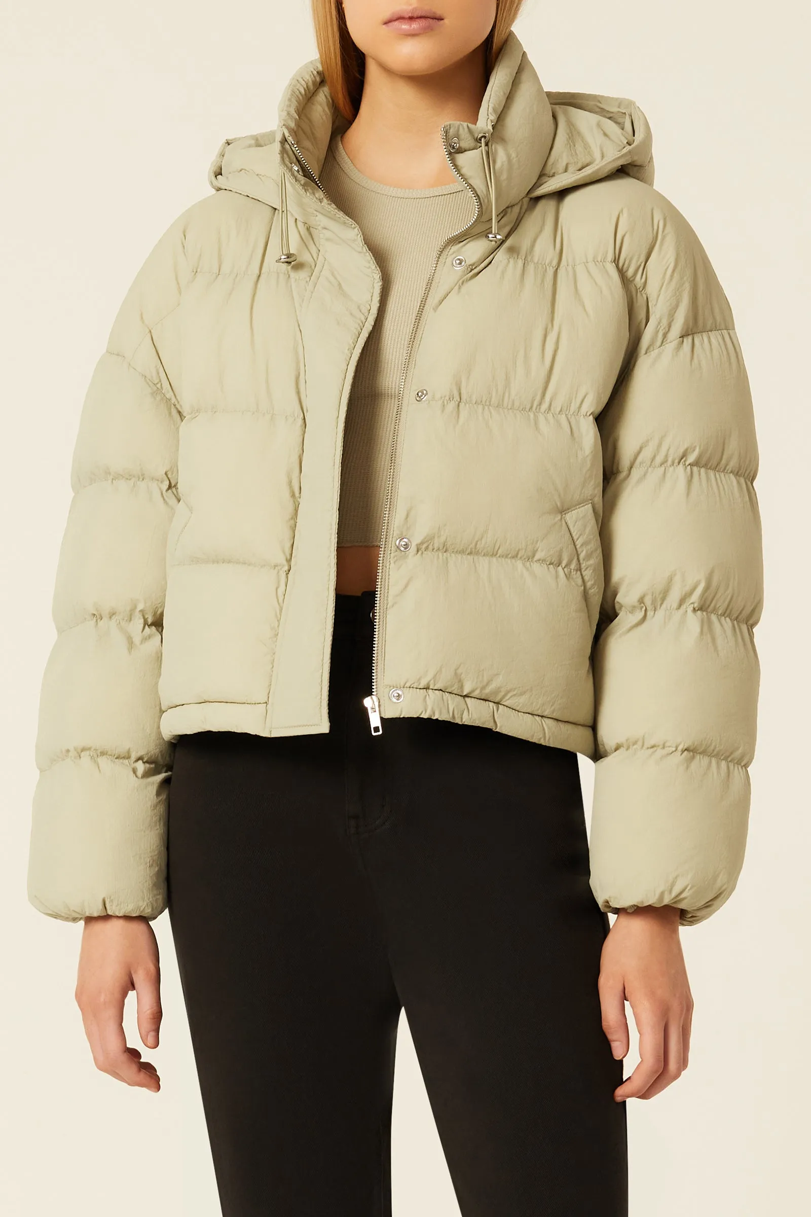 ATLANTA HOODED PUFFER sold by Nude Lucy product image thumbnail 3