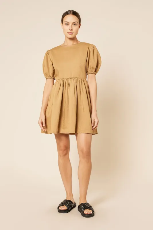 NIMA LINEN MINI DRESS sold by Nude Lucy