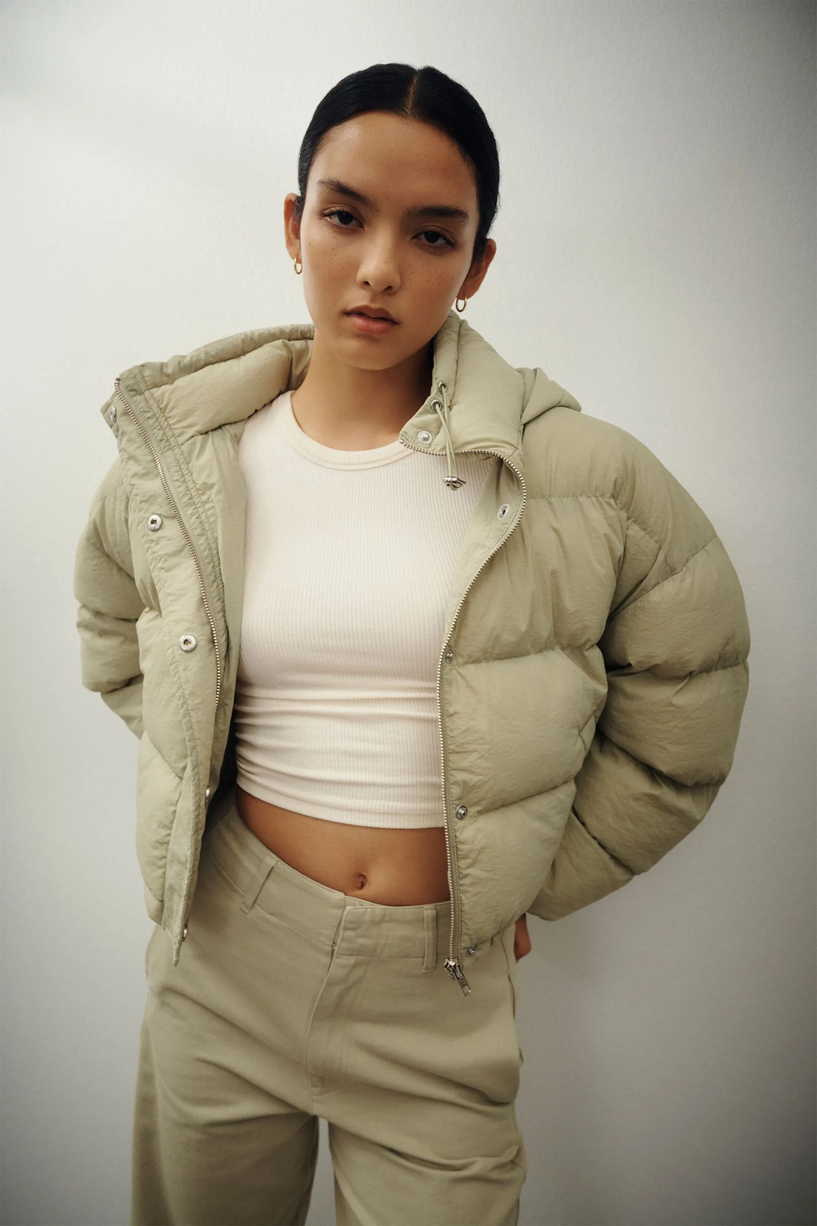 ATLANTA HOODED PUFFER sold by Nude Lucy product image thumbnail 2