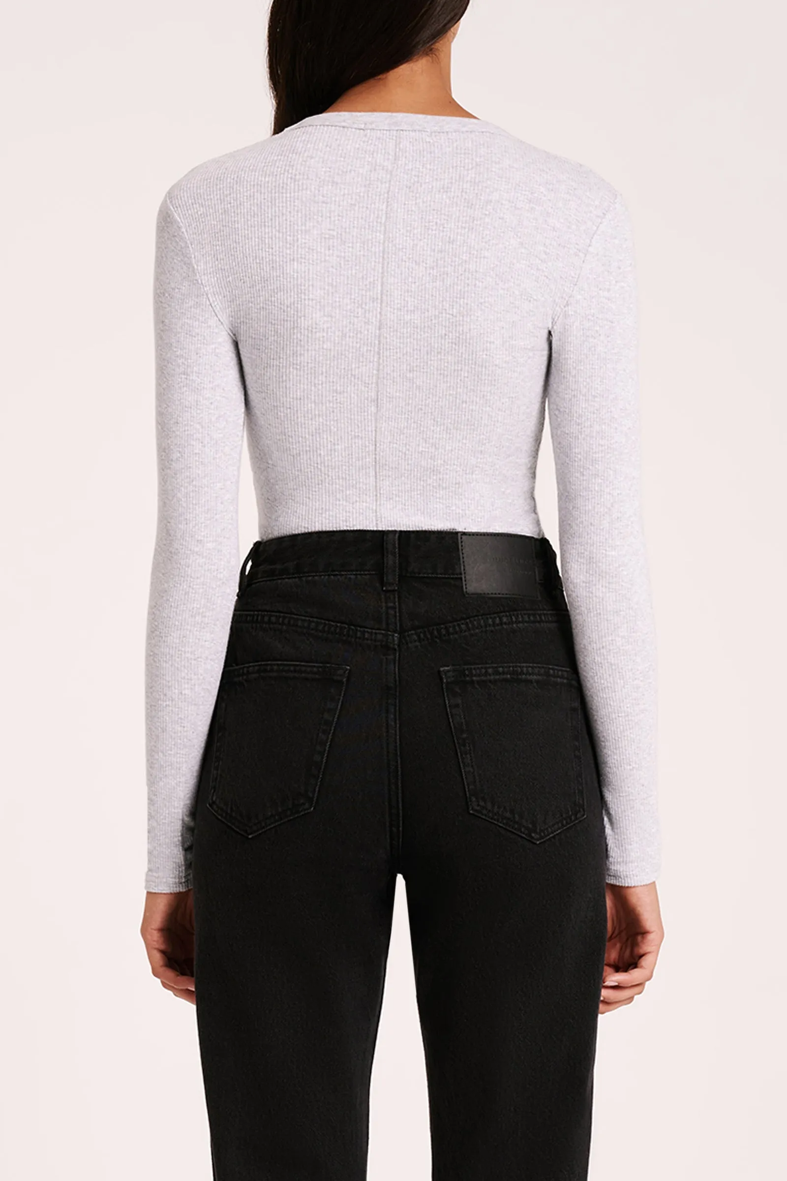 ORGANIC RIB LS TEE sold by Nude Lucy product image thumbnail 5