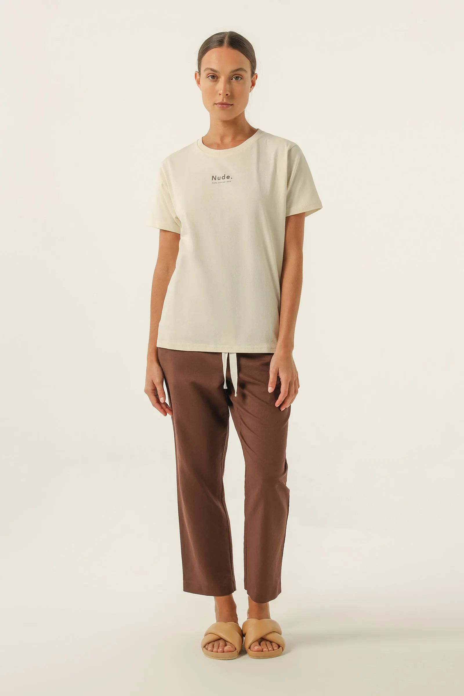 NUDE. ORGANIC HERITAGE TEE sold by Nude Lucy