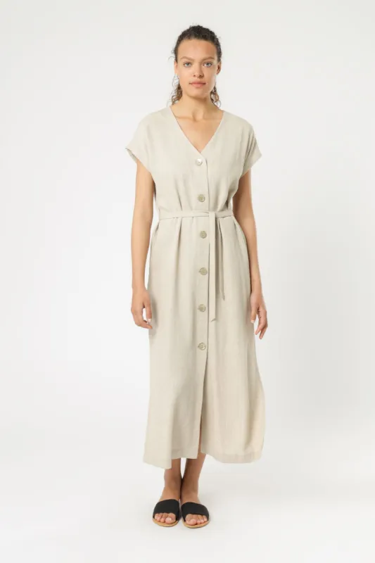 RUMI LINEN DRESS sold by Nude Lucy