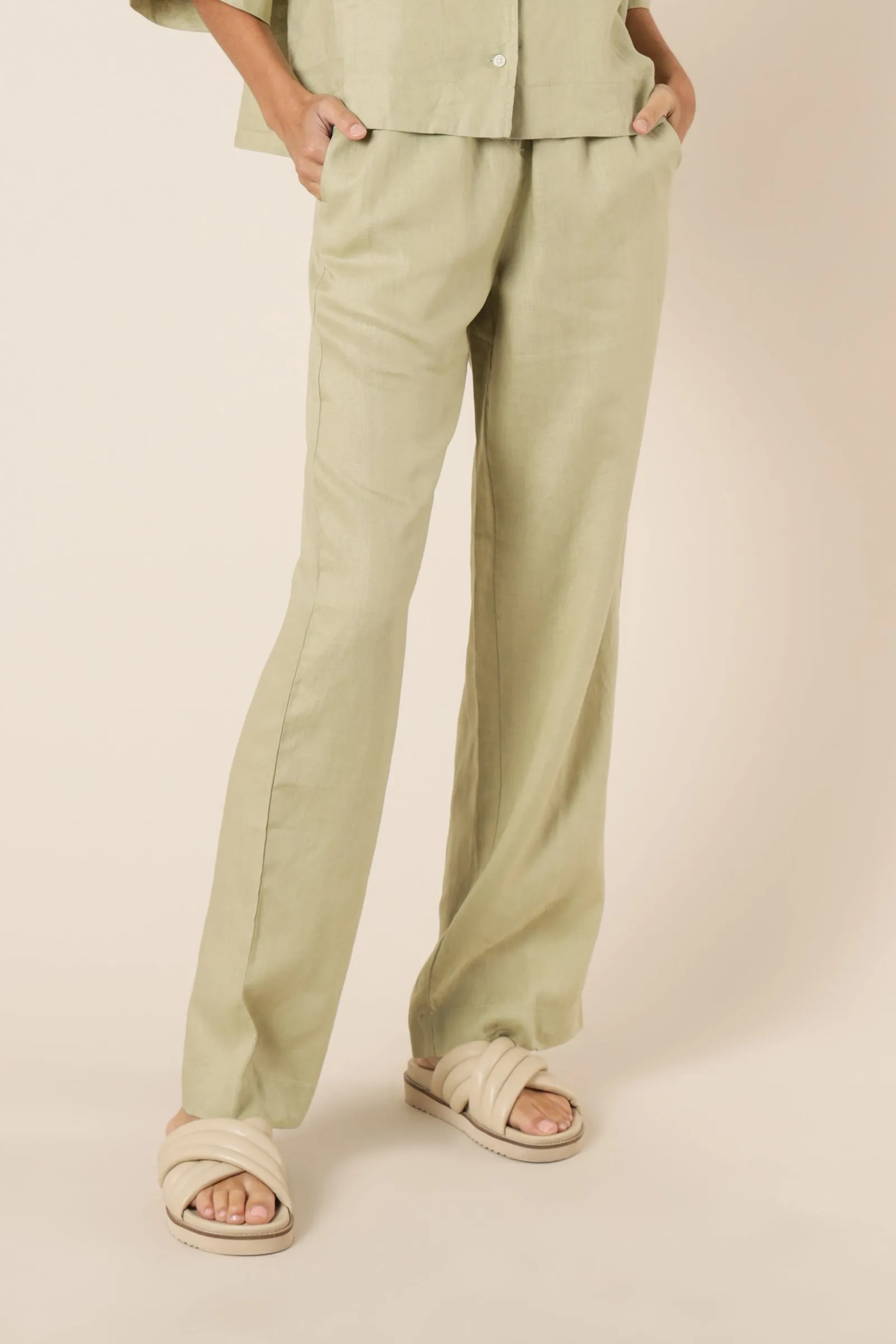 NUDE LINEN LOUNGE PANT sold by Nude Lucy product image thumbnail 2