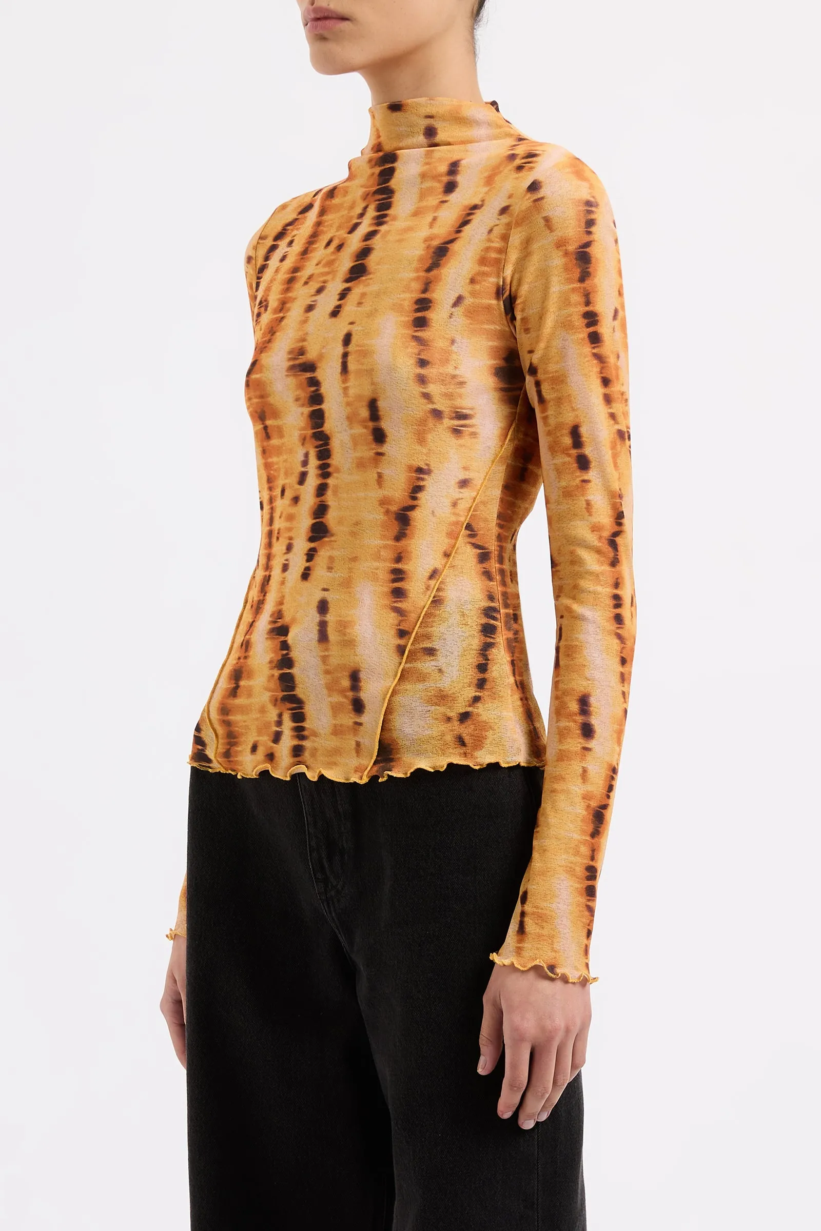 SOLIS MESH LS TOP sold by Nude Lucy product image thumbnail 4