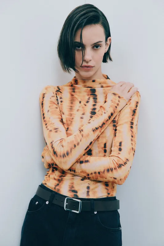 SOLIS MESH LS TOP sold by Nude Lucy