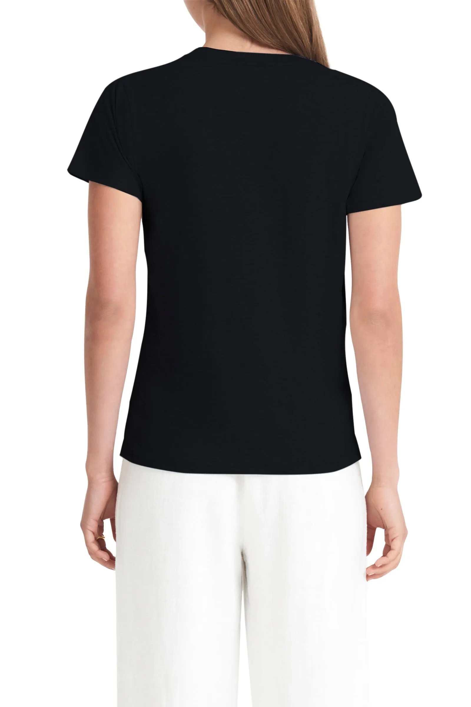 HARPER ORGANIC CREW NECK TEE sold by Nude Lucy product image thumbnail 4