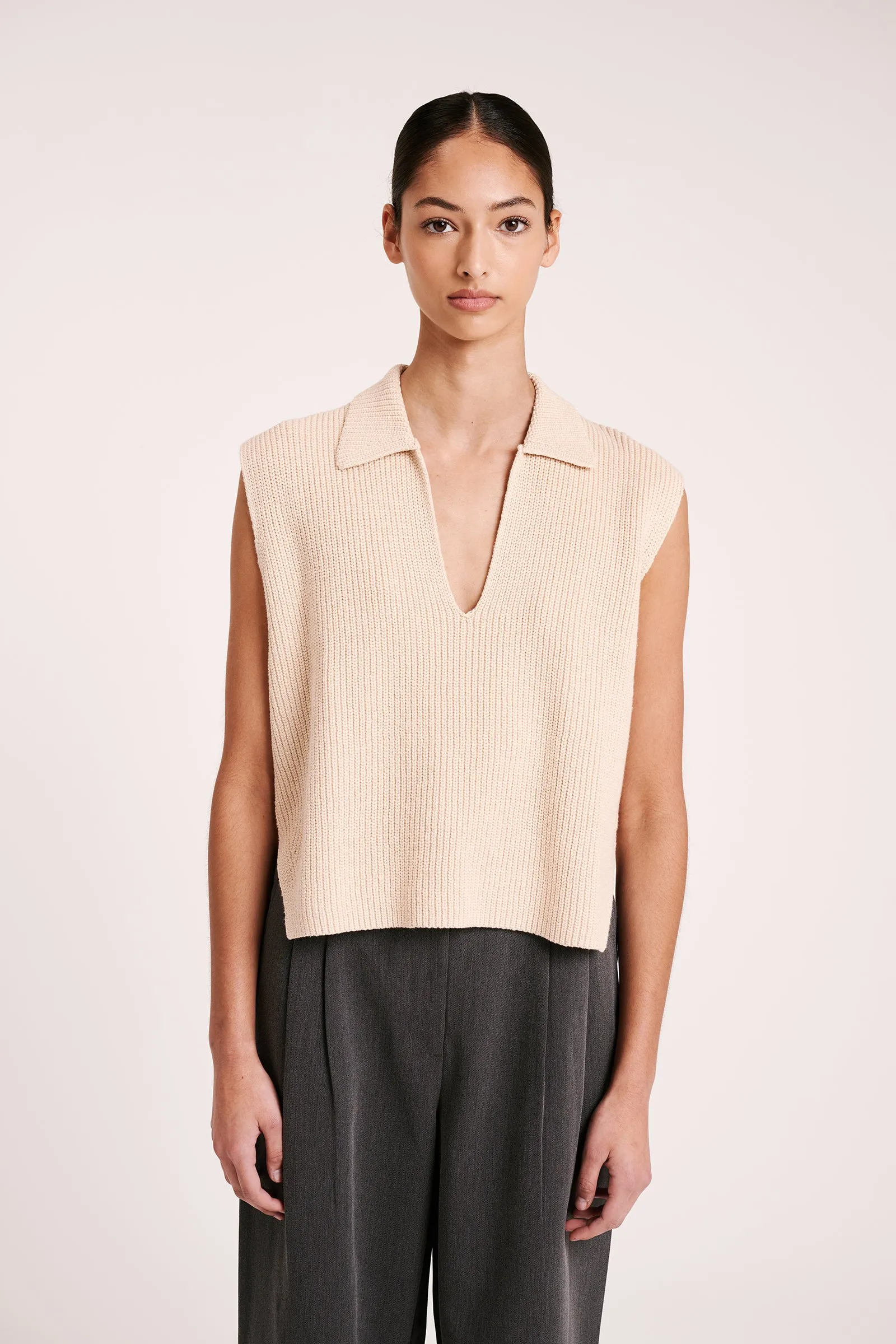 ENES KNIT VEST sold by Nude Lucy