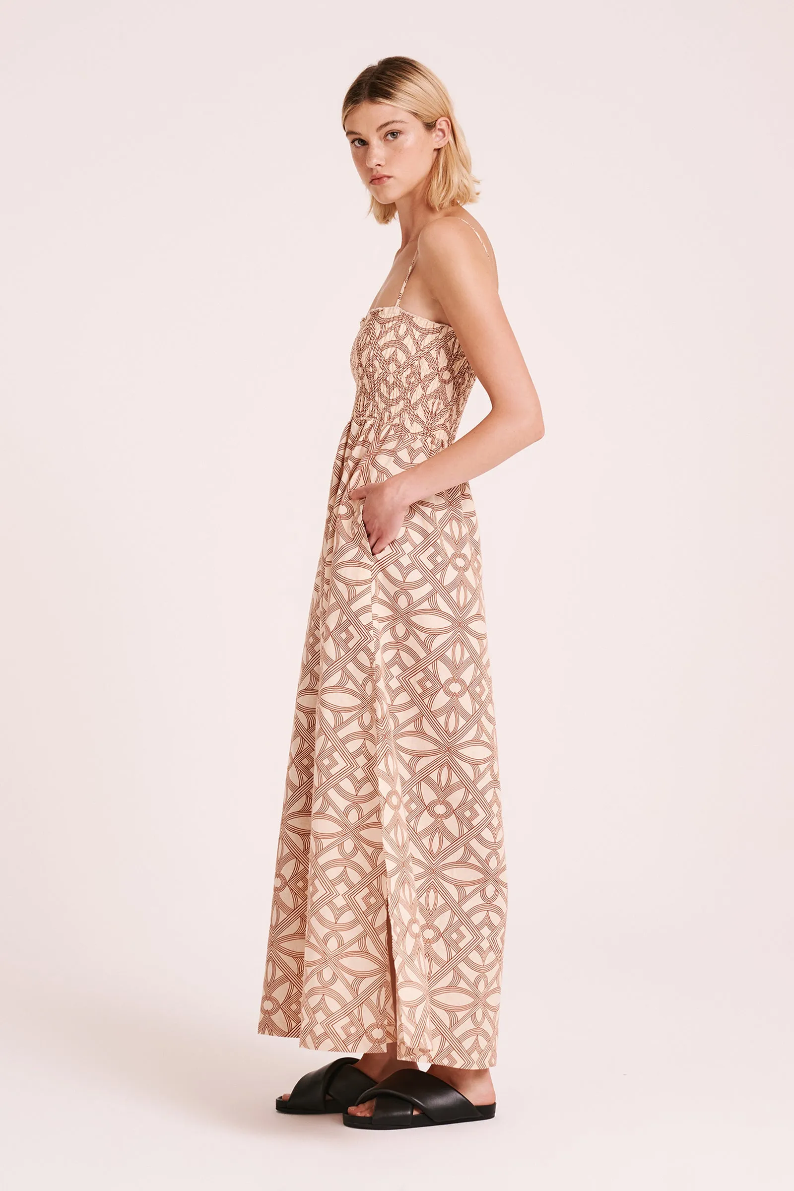 SHANI LINEN MAXI DRESS sold by Nude Lucy product image thumbnail 2