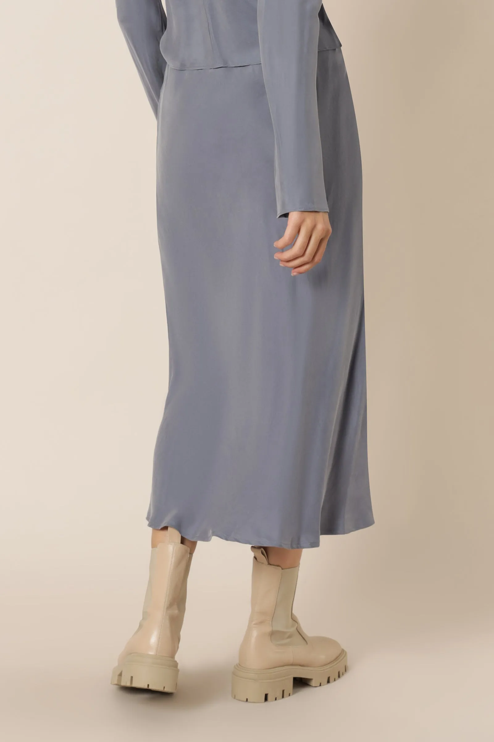 REESE CUPRO MIDI SKIRT sold by Nude Lucy product image thumbnail 4