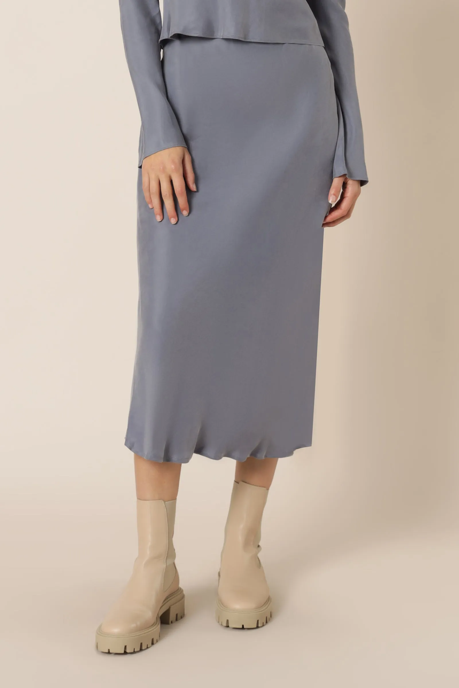 REESE CUPRO MIDI SKIRT sold by Nude Lucy product image thumbnail 2