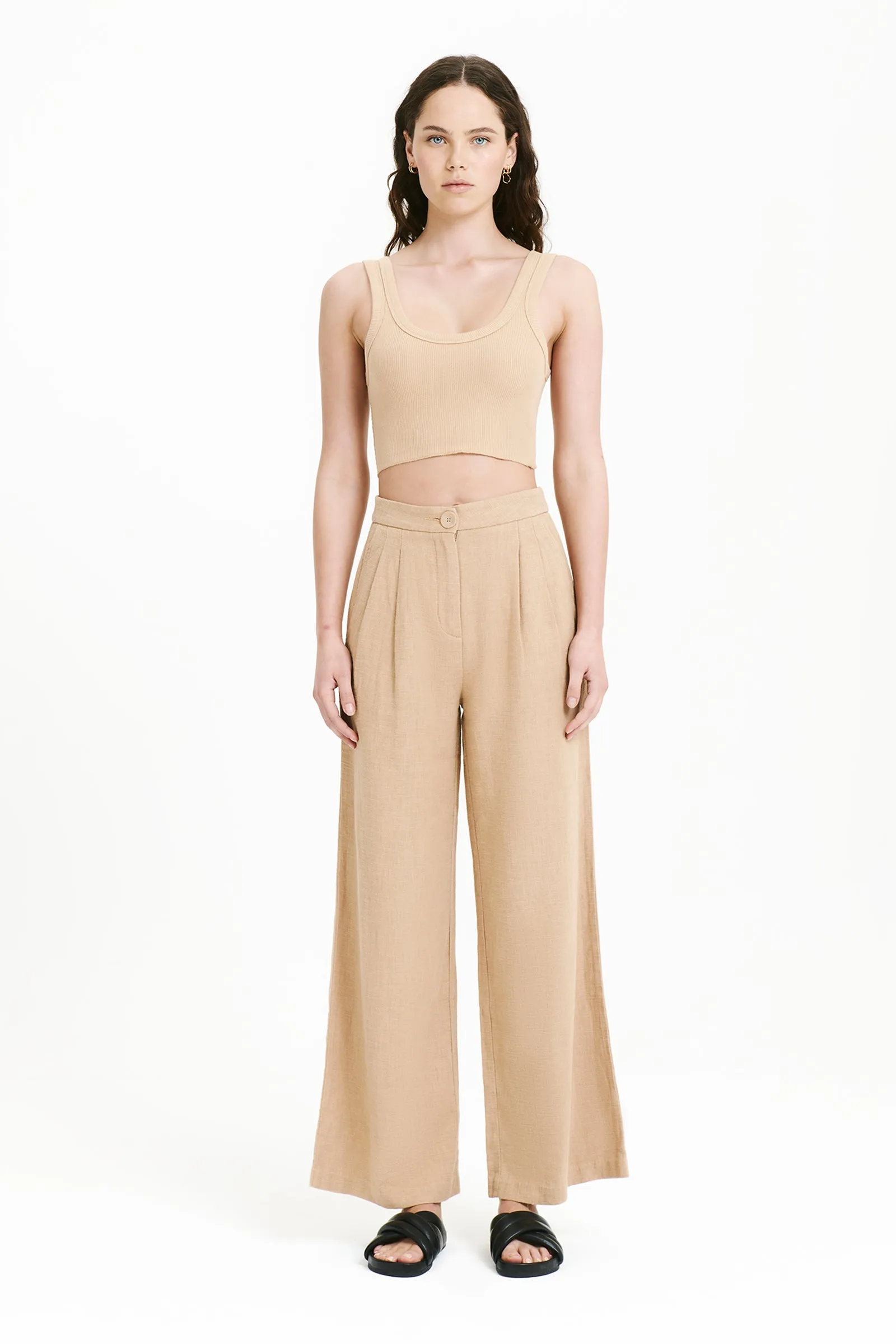 HAYES WAFFLE TANK sold by Nude Lucy product image thumbnail 2