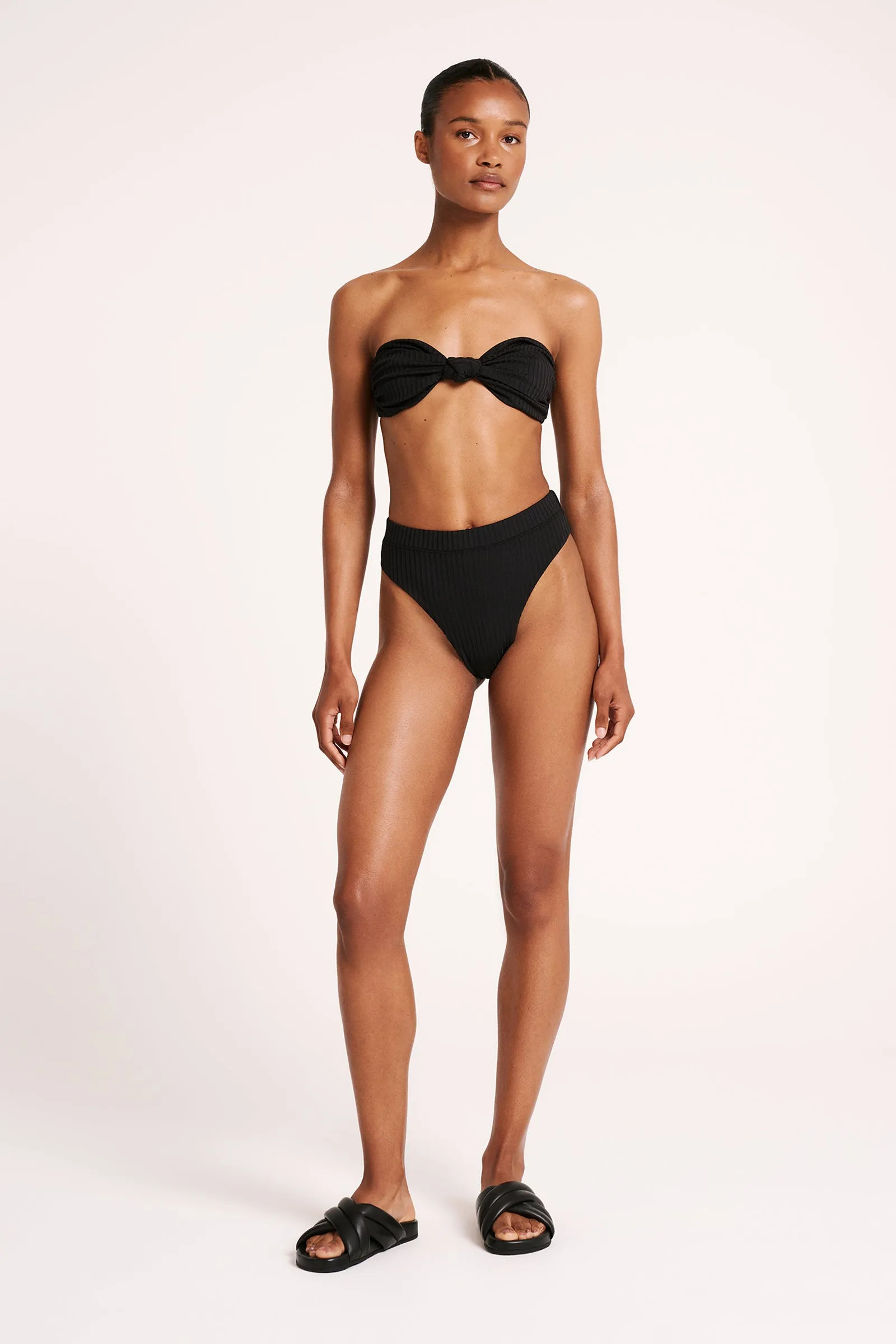 CLASSIC HIGH WAIST BIKINI BRIEF sold by Nude Lucy