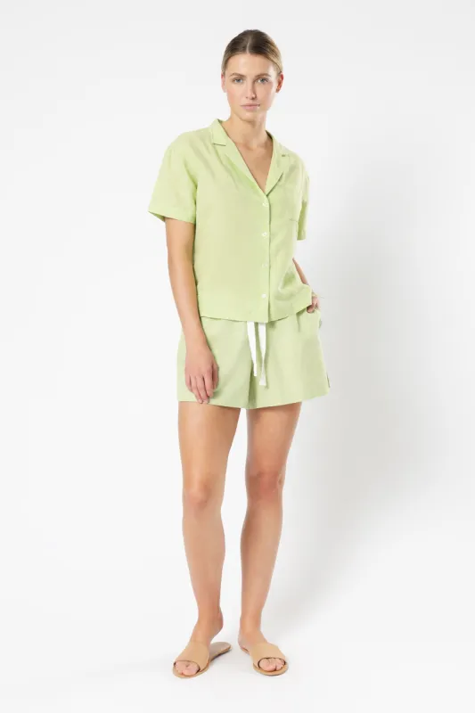 EZRA LINEN SHIRT sold by Nude Lucy